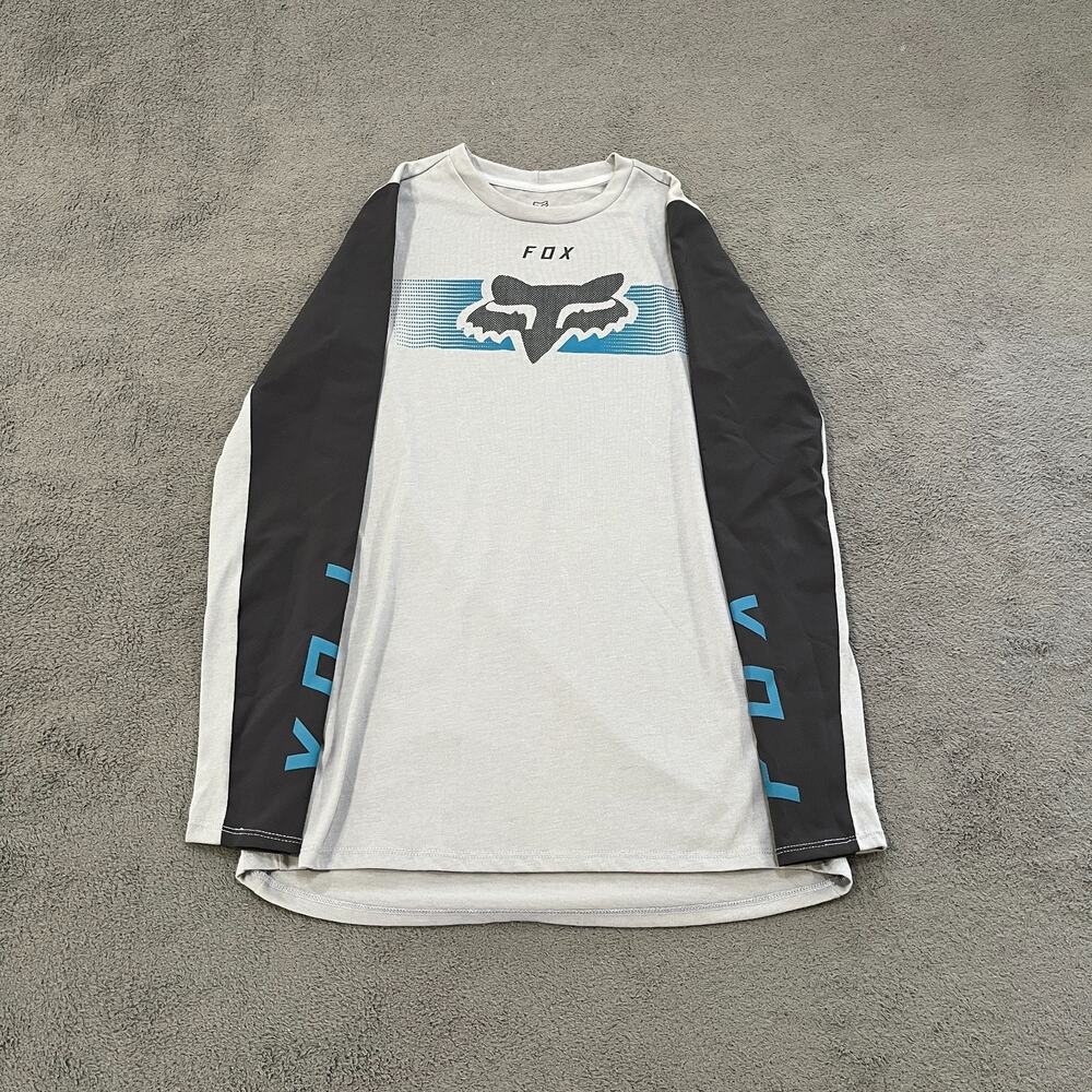 Fox Racing Legion Ranger Grey Black Long Sleeve Motocross Jersey Men's Size XS